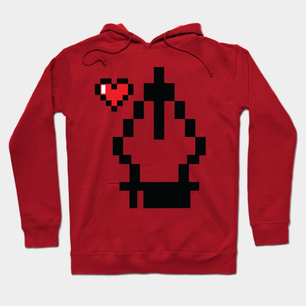 Pen Tool Heart Tee Hoodie by MattyDDesigns